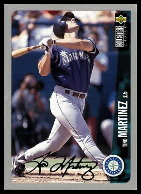 1996 Collector's Choice #318 Tino Martinez Silver Signature - Image 1 of 2
