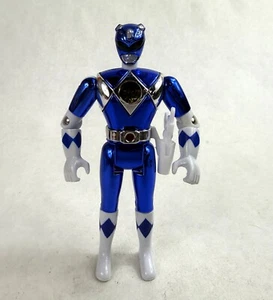 Metallic Blue Ranger Mighty Morphin Power Rangers Action Figure 1995 Bandai - Picture 1 of 2