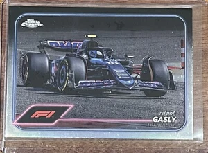 2024 Topps Chrome Pierre Gasly Refractor #82 Alpine F1 Team - Picture 1 of 2