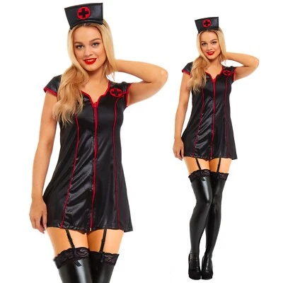 SOWEST Sexy Ladies Nurse Costume Adult Hospital Fancy Dress Uniform Hen Party Outfit
