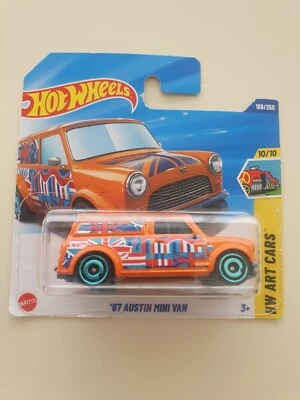 Hot Wheels '67 Austin Mini Van 2025 1:64 Art Cars - Immagine 1 di 4