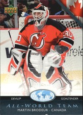 2007-08 (DEVILS) Upper Deck All-World Team #AW2 Martin Brodeur