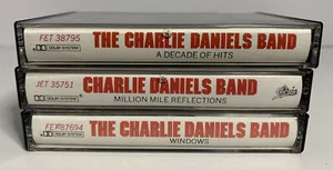 Charlie Daniels Band 3 Cassette Lot: Windows, Million Mile Reflections, Decade - Picture 1 of 3