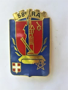 REGIMENT ARTILLERIE LE 58° RA ETAT EXCELLENT - Picture 1 of 2