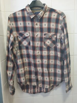 Blue INC Heritage Outdoor Aztec Western Flannel Shirt XL 44" Limited Edition  - Image 1 of 4