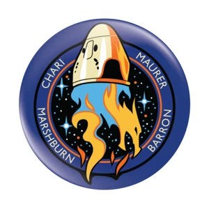 NASA Spacex Crew-3 Mission PatchButton Badge 58mm (2.25") - Picture 1 of 2