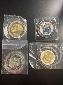 New Jersey Governor Challenge Coin Lot Christie Mcgreevey Corzine Richard Codey - Picture 1 of 2