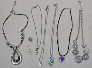 Nine (9) Pendants / Charms / Necklaces - Picture 1 of 7