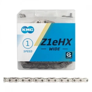KMC Z1eHX Wide Chain Single Speed 1/2" x 1/8" 112 Links Silver - Picture 1 of 1