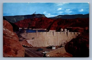 Postcard Vtg Nevada Hoover Dam Water Power Engineering - Picture 1 of 2