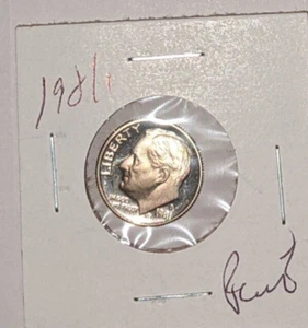 1981 S Proof Roosevelt Dime - Uncirculated - US Mint Coin - Picture 1 of 4
