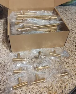 Kitchen Cabinet Drawer Door Handles Pull Bar Hardw Gold Stainles Steel Screws. - Picture 1 of 9