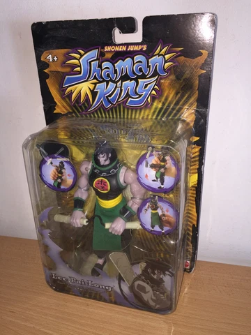 Mattel Shaman King LEE PAI-LONG 7" Action Figure MOC, 2005 Cover