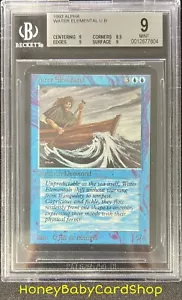 MTG Limited Edition Alpha 1993 Water Elemental BGS 9.0 Mint Old School 93/94 - Picture 1 of 6