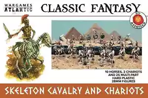 Wargames Atlantic Skeleton Caballería y Carros Fantasía Clásica PUBLICACIÓN GRATUITA - Imagen 1 de 11