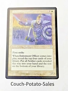 MTG Enlistment Officer Apocalypse 9/143 Regular Uncommon - Uncirculated - Picture 1 of 3