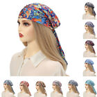 Floral Women Bonnet Hat Muslim Turban Hair Loss Chemo Cap Elastic Band Hijab Hat
