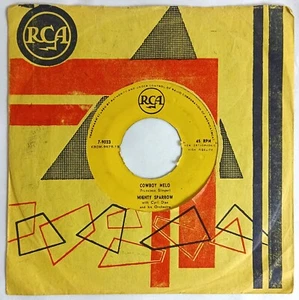 CALYPSO 45 HEAR Mighty Sparrow MAYMAY - COWBOY MELO 1960s RCA VG - Picture 1 of 5