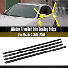 For Mazda3 Bk Series Sedan 2004-2009 Car Window Weatherstrips Trim Strips Black