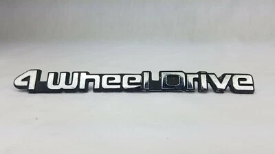 Amc Eagle 4 Wheel Drive Emblem 3738263 Original OEM Script Trim  - Image 1 of 4