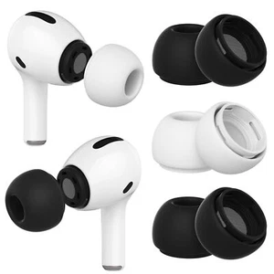 New Replacement 3 Pairs Silicone Ear Tips for Apple Airpods Pro (S/M/L) - Picture 1 of 17