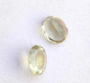 8.6 Ct Natural Lemon Quartz Oval Faceted Cut Top Quality Loose Gemstone - Picture 1 of 2