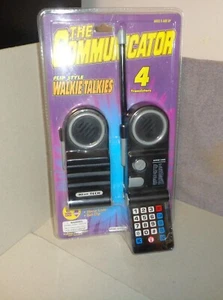 NEW SEALED VTG THE COMMUNICATOR 4 FLIP STYLE WALKIE TALKIE SET FOR KIDS PLAY ? - Picture 1 of 3