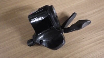 SHIMANO SORA LEFT SHIFTER, DOUBLE RING COMPATIBLE, NEW, BLACK - Image 1 of 2