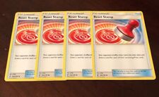 Pokemon Reset Stamp x4 206/236 Trainer Cards Unified Minds Item Sun Moon NM