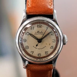 Seltene Vintage MIDO Multifort Super Automatic Uhr 17 Jewels Cal. 817 ALLE S.S. - Bild 1 von 15