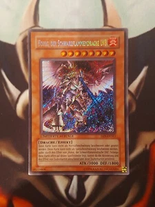 Yu-Gi-Oh! HORUS, DER SCHWARZFLAMMENDRACHE LV8 EEN-DESE1 SCR NM Promo Deutsch - Bild 1 von 6