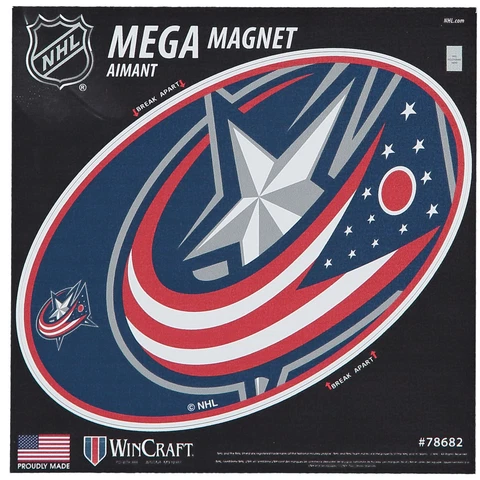 Columbus Blue Jackets 6" x 6" Mega Magnet Cover