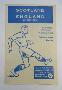 1962 Scotland V England U23 Programme, February 28 1962 - Picture 1 of 3
