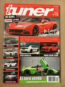 EuroTuner Autozeitschrift 01/2014 Ferrari F12, Citroen DS3, Porsche Cayenne... - Bild 1 von 2