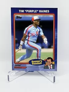 Soprannomi Tim "Purple" Raines 2024 Topps x Berman Boomer's Baseball #46 - Foto 1 di 2