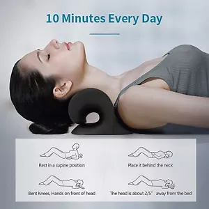 RESTCLOUD Relajante de Cuello y Hombros, Dispositivo de Tracción Cervical Almohada Quiropráctica - Imagen 1 de 3