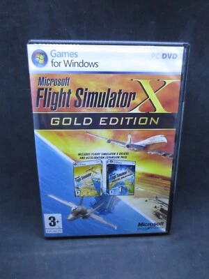 Microsoft Flight Simulator X Gold Edition PC Windows Video Game - Image 1 of 4