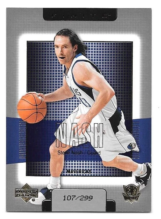 2003-04 Upper Deck Finite Gold Parallel #31 Steve Nash Serial Numbered /299 - Image 1 of 2