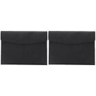 2 Pieces File Package Travel A4 Folders Office Document Bag