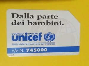 ✳️SCHEDE TELEFONICHE Sip Italia🇮🇹Serie Scheda N 187"UNICEF Bambini Anno 1993 - Foto 1 di 1