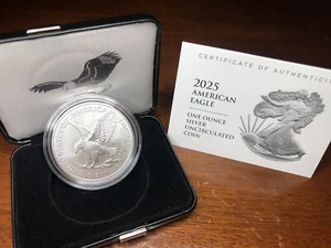 🚨 2025-W Burnished Silver Eagle | West Point Mint | Only ~90,000 Minted~ 🚨 - Picture 1 of 4