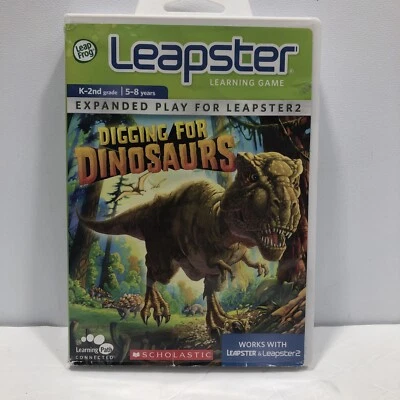 LeapFrog Leapster Learning Game Scholastic Digging for Dinosaurs (Leapster, 2009 - Image 1 of 3
