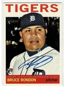 2013 TOPPS HERITAGE BRUCE RONDON REAL ONE AUTOGRAPH AUTO RC - Picture 1 of 1