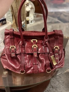 Badgley Mischka Umhängetasche dunkelrot Lackleder - Bild 1 von 14