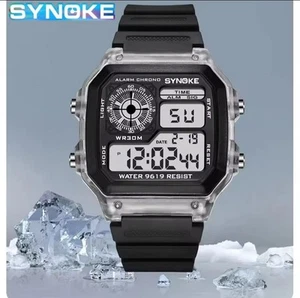 *TOP*Herrenuhr Synoke Digital Beleuchtung Datum Multifunktionsional - Bild 1 von 2