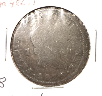 Spain 1820 8 maravedis KM 486.1 - Image 1 of 2