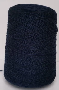2ply GALANTA Knitting Cashmere Silk Merino Wool Cone Navy Blue - 520g (0112-G) - Picture 1 of 3