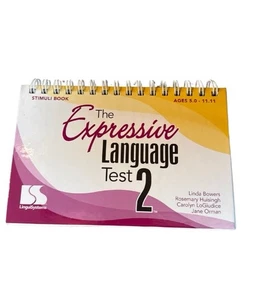 The Expressive Language Test 2 Stimuli Book Ages 5-11.11 by LinguiSystems - Bild 1 von 1