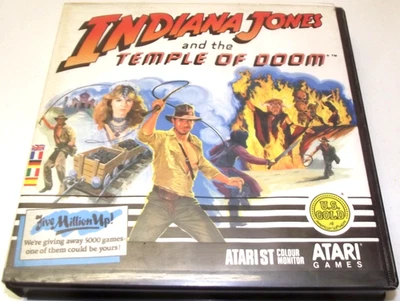 Indiana Jones and the Temple of Doom (Atari ST) COMPLETE IN BOX Atari Games Indy - Image 1 of 4