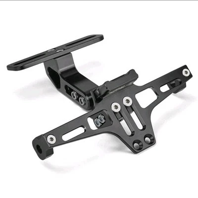 Suporte universal para placa de licença de motocicleta luz LED eliminador de para-lama - Imagem 1 de 4